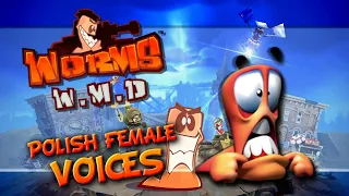 All Polish Female Voice Clips • Worms W.M.D. • All Voice Lines • Funny