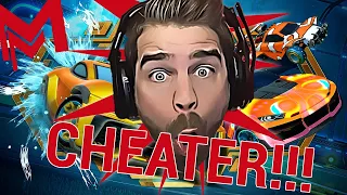 CHEATER IN ROCKET LEAGUE!!! 🤬🤬🤬