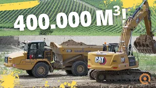 400.000 m3 di terra movimentata con Cat Grade 3D