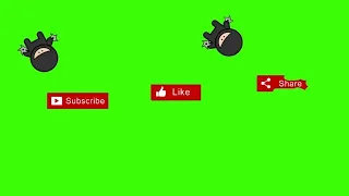 Subscribe Click Button Green Screen Animation   OVERLAY   With Download Links   720p