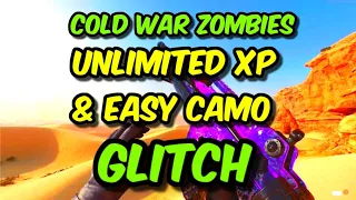 *INSANE* COLD WAR ZOMBIES GLITCH EASY CAMOS HIGH ROUNDS AND UNLIMITED XP 🔥