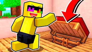 Using ILLEGAL DOORS In Minecraft Hide And Seek!