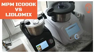 MPM iCoook MRK-18 czy Silvercrest Monsieur Cuisine Connect (Lidlomix)?🤔 Porównanie termorobotów 🤓👨‍🍳