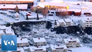 Teams Search for Survivors After Landslide in Norway