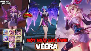 VUX MỘT NGÀY LEO RANK VỚI TẤT CẢ SKIN VEERA COMBO NỤ HÔN MẠNH NHẤT LIÊN QUÂN MOBILE