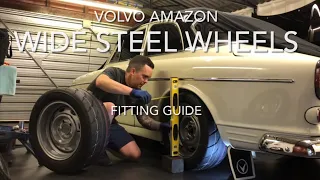 Banded steel wheels - how WIDE can you go?? Volvo Amazon guide