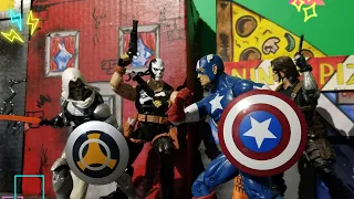 CaptainAmerica/Bucky vs Crossbones/The TaskMaster Stop Motion Animation!!! 2019