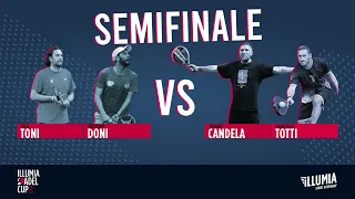 Illumia Padel Cup - Semifinale: Luca Toni e Cristiano Doni VS Francesco Totti e Vincent Candela