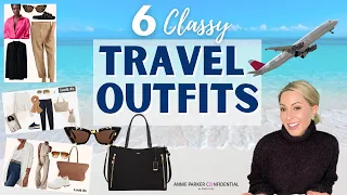 6 Classy TRAVEL OUTFIT IDEAS | Cute & Comfy!