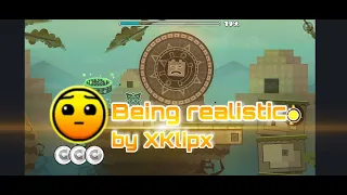 Being realistic by XKlipx (Hard 4*) [3 coins] | Geometry Dash