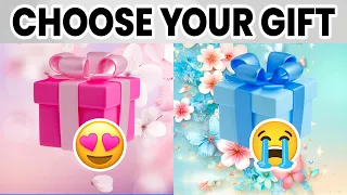 Choose your gift 🎁🥰💝 || 2 gift box challenge, Pink and Blue || #pickonekickone #wouldyourather