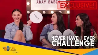 [WATCH] "NEVER HAVE I EVER" game with Kylie Verzosa, Meg Imperial and Roxanne Barcelo!