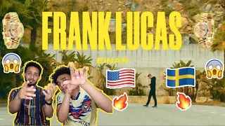 AMERICANS REACTS TO SWEDISH RAP/HIP-HOP - Einár - Frank Lucas (officiell musikvideo),,,,,,