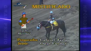 GRAN PREMIO HIPODROMO CHILE 1992 -   2.200 MTS - MISTIFICADO - OSCAR ESCOBAR