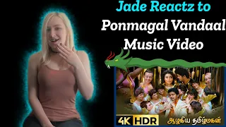 Ponmagal Vandaal Music Video American Reaction