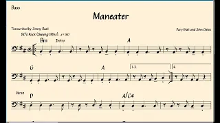 Maneater - Bass Chart | Free Download