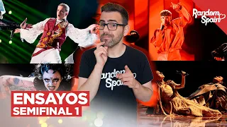 Primeros Ensayos Semifinal 1 | Eurovision 2024