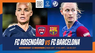 FC Rosengård vs. FC Barcelona | UEFA Women's Champions League 2023-24 Matchday 3 FullMatch