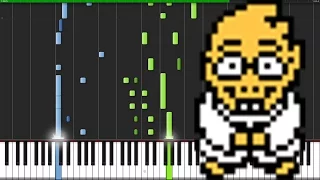 Alphys - Undertale [Piano Tutorial] (Synthesia)