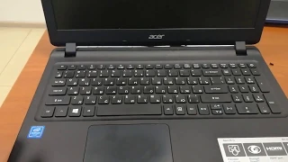 Установка Windows 10 на ноутбук Acer Aspire ES15 Модель ES1 533