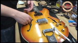 SHOWROOM RIFFS: 1966 Epiphone Casino Checkup (like the Beatles' guitars)