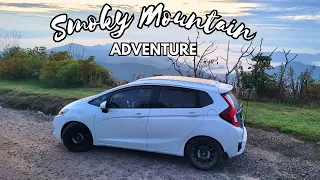 Honda Fit Car Camper "The SMOKY MOUTAIN ADVENTURE" Part 3 #CarCamping #HondaFit