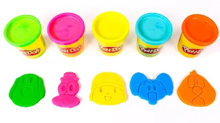 Manualidades de Pocoyó con Play Doh 👶💙🌈 Vídeos para niños