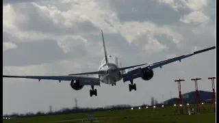 Storm Causes Go Arounds and Scary Landing at Stansted Airport