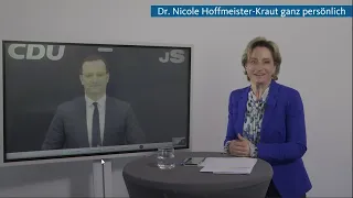 Dr. Nicole Hoffmeister-Kraut trifft Jens Spahn - Gesundheitsminister des Bundes