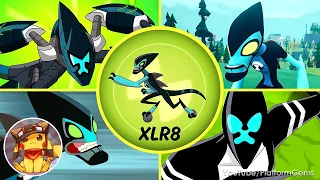 Evolution of XLR8 in Ben 10 Games (2007-2020)