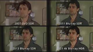 Taxi Driver DVD vs Blu-ray vs 4K Blu-ray Comparison (SDR version)