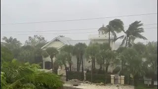 Footage of Hurricane Ian in Boca Grande, FL