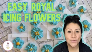 HOW TO MAKE ROYAL ICING FLOWERS