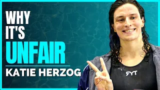 Katie Herzog reacts to trans person Lia Thomas winning women's swim race