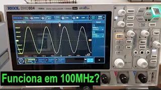 RIGOL DHO804 - limite de frequência de operação