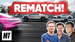 The Cybertruck vs Porsche 911 Drag Race Tesla Didn’t Show You | MotorTrend