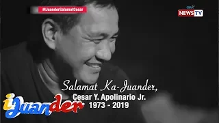 iJuander: Maraming salamat, ka-Juander Cesar Apolinario