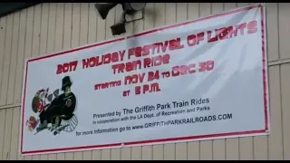 2017 Holiday Festival of Lights Train Ride Griffith Park - FULL RIDE THROUGH