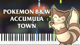 ACCUMULA TOWN - POKEMON BLACK/WHITE | Piano Tutorial