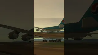 Butter landing AIRBUS A380 in IFS. // Мягкая посадка самого большого самолёта в IFS.