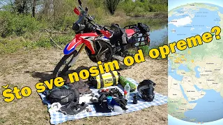 Putovanje motorom - koju opremu nositi i minimalizam CRF250L Rally