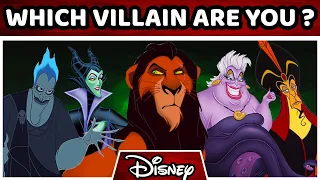 Which "DISNEY" Villain Are You ? | Personality Test | Disney Quiz