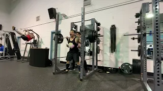 1RM squat 405 lb