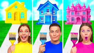 Una Casa De Color Desafío | Desafíos Divertidos por Fun Teen
