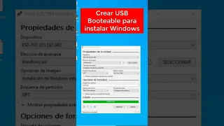 Crear USB booteable con Rufus para instalar Windows