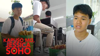 ESTUDYANTE, NAGBEBENTA NG TURON SA CLASSROOM PARA MAKATULONG SA INANG OFW | Kapuso Mo, Jessica Soho