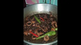 Adobong Pusit #panlasangpinoy #pusitrecipe #shorts