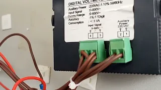 upgrading of single phase panel meter to three panel digital multimeter #electrician #electricity