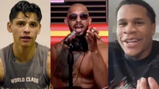 Devin Haney Reacts to Ryan Garcia Telling Andrew Tate “They RAPED me” Madness ahead of their Fight