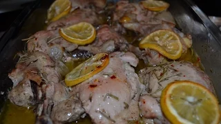 How to make Roasted Rosemary, Lemon, Garlic Chicken, easy recipe